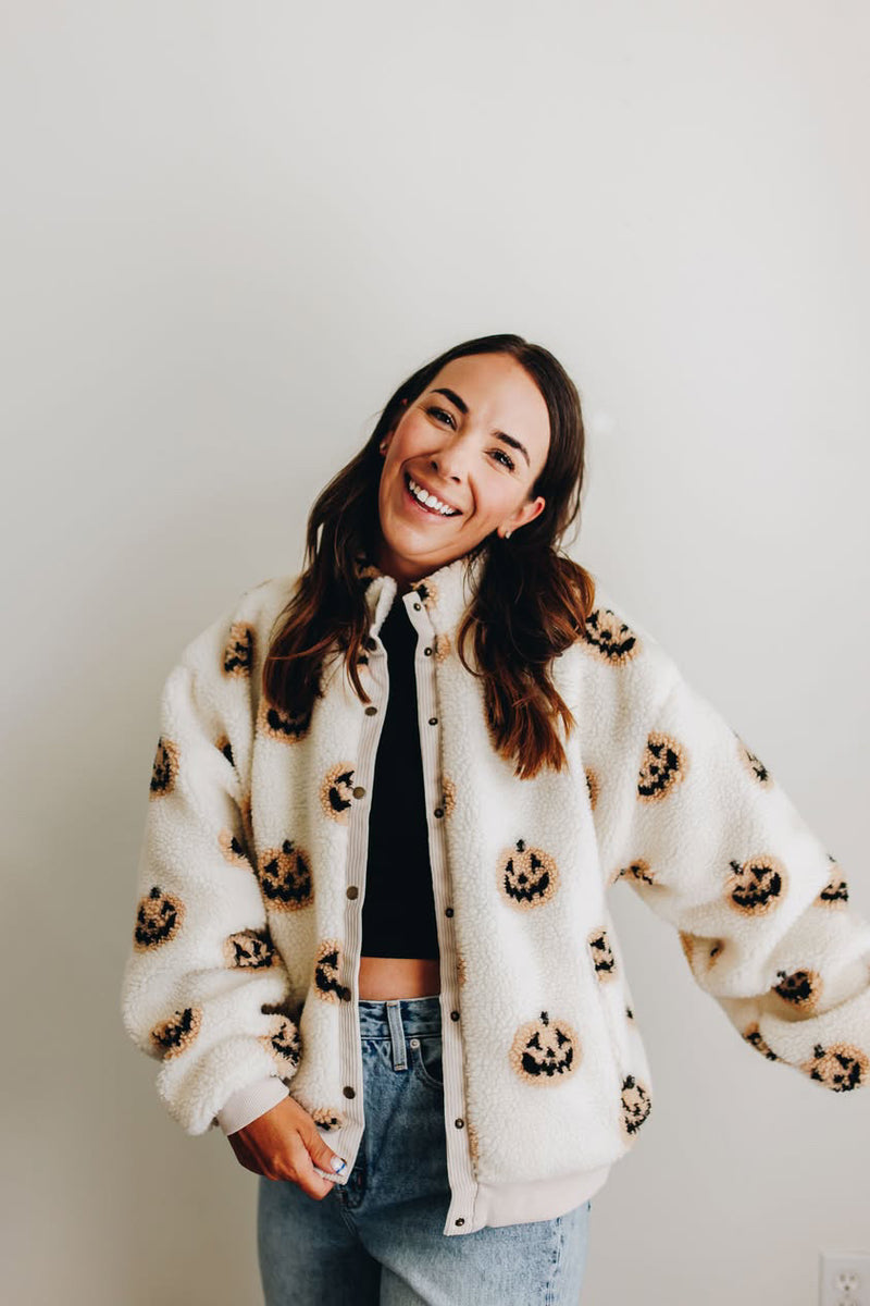 PRE-ORDER: Women's Jack-o-lantern Sherpa