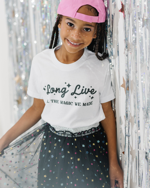Long Live All The Magic Tee in White