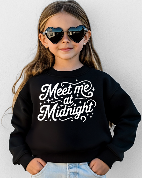 Meet Me At Midnight Pullover in Black