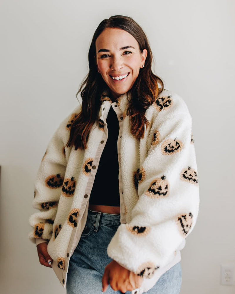 PRE-ORDER: Women's Jack-o-lantern Sherpa