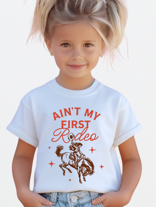 Kids: Ain't My First Rodeo Tee