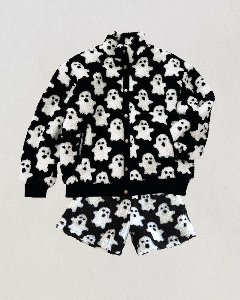 PRE-ORDER: Kids Ghostie Sherpa + Shorts Bundle