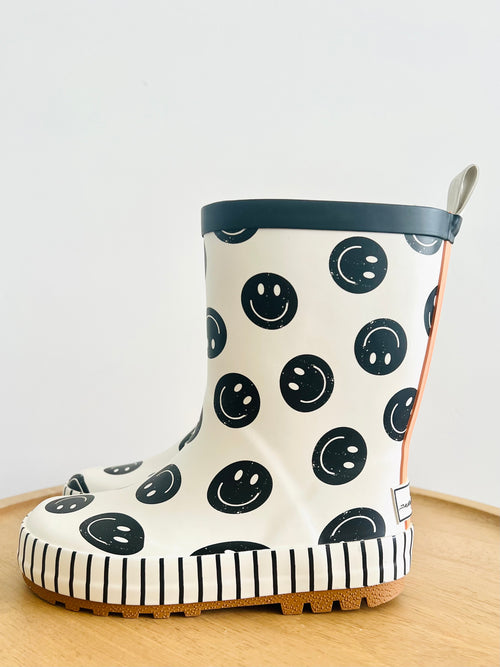 Smiley Rainboots
