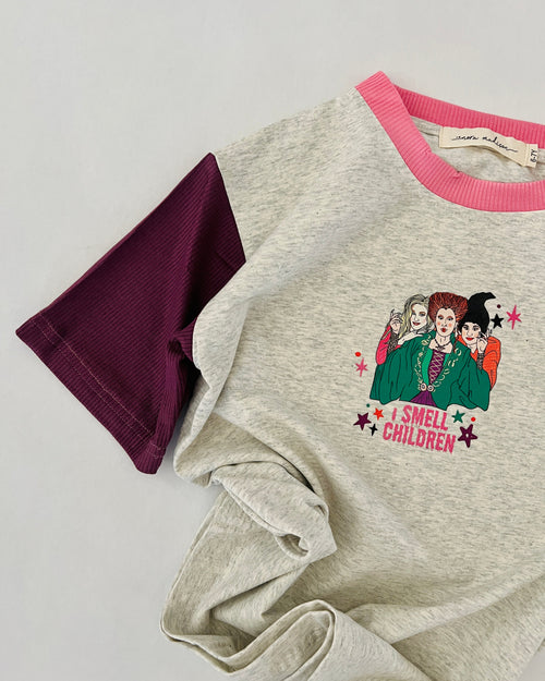 Ribbed Sleeve Sanderson Sisters Tee