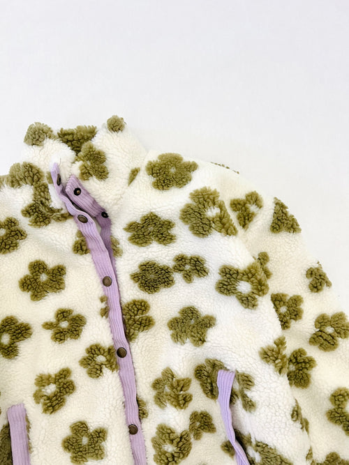 Elexis Bronson Foral Sherpa - White/Green