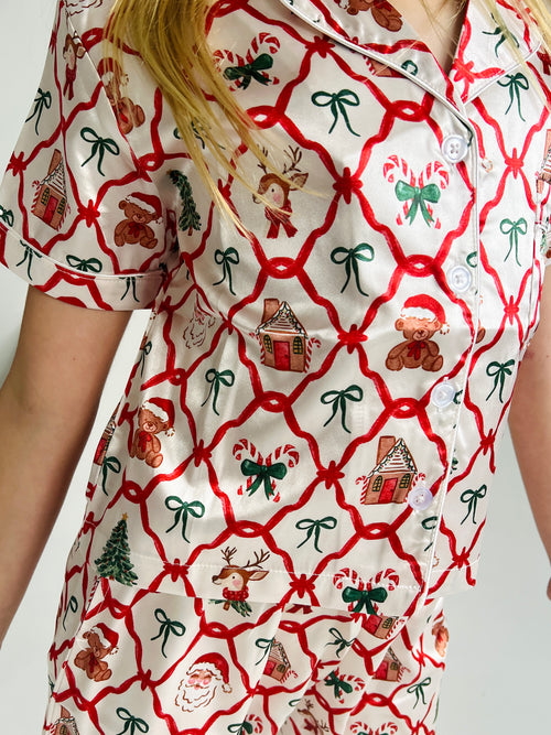 Silk Christmas Pajamas