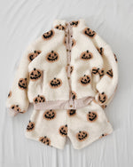 PRE-ORDER: Kids Jack-O-Lantern Sherpa + Shorts Bundle