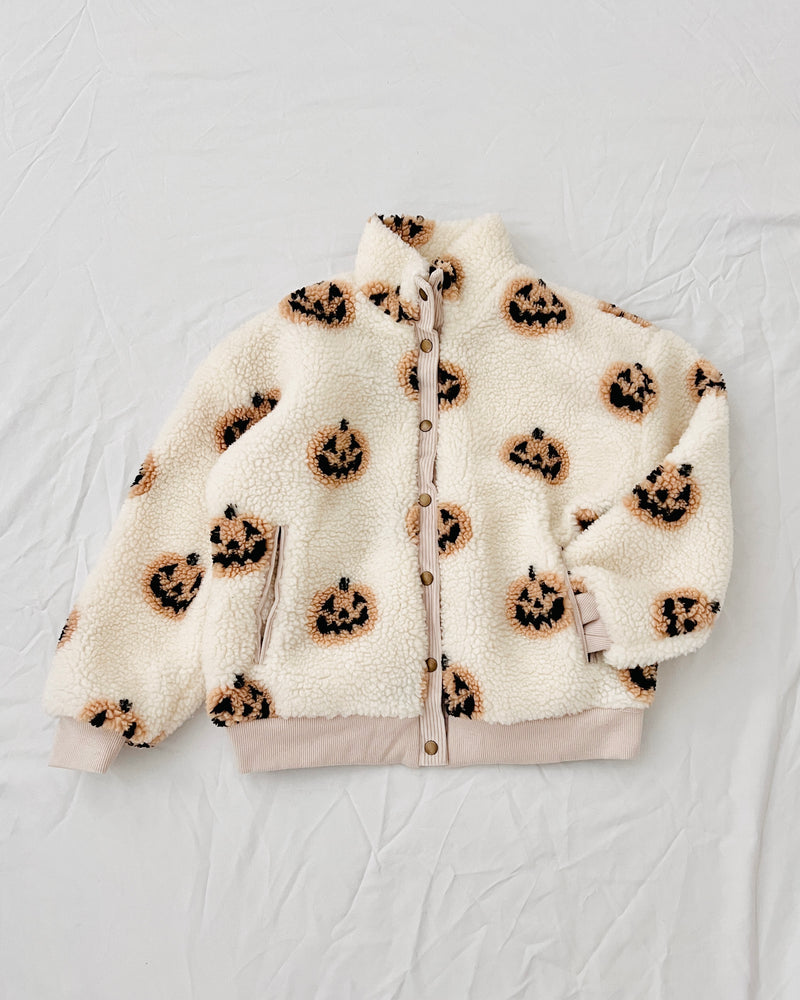 PRE-ORDER: Kids Jack-o-lantern Sherpa