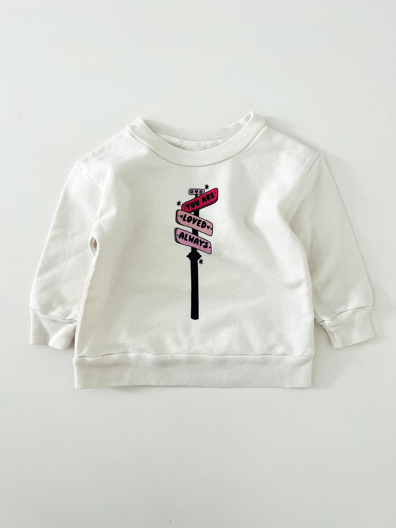 DEFECTIVE - You are Loved Pullover - INFANT